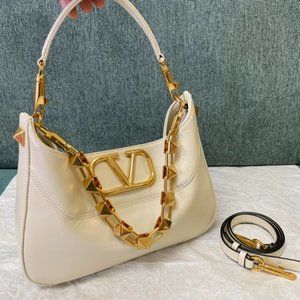 Valentino Garavani Stud Sign Small Leather Shoulder Bag